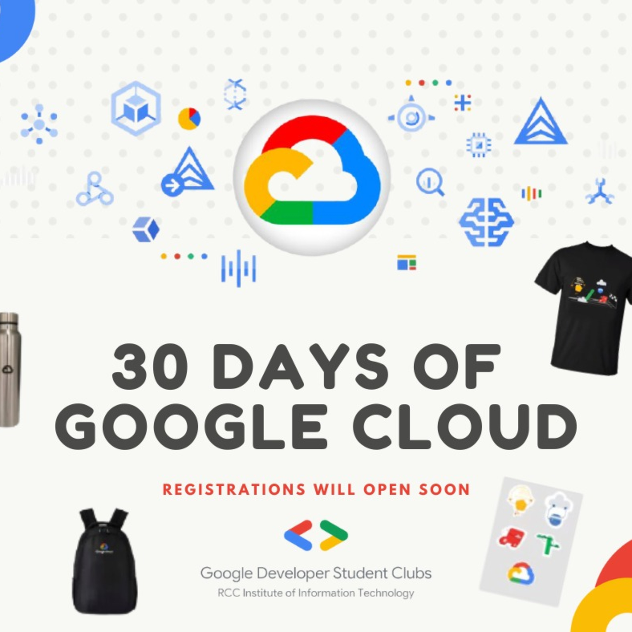 See 30 Days of Google Cloud Introduction Session at Google Developer